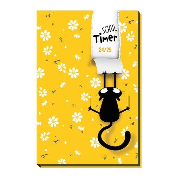 Trötsch Schülerkalender Flexi Flower Cat 24/25