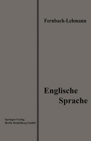 Produktbild: Lehrbuch der Englischen Sprache