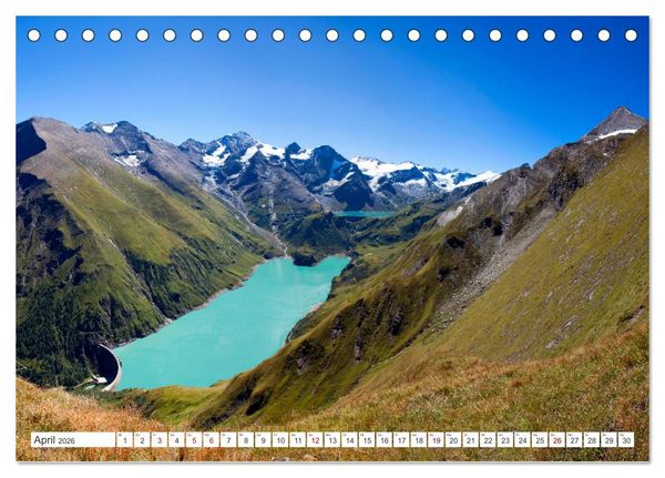 Produktbild: Ausflugsziele im Land Salzburg (Tischkalender 2026 DIN A5 quer), CALVENDO Monatskalender