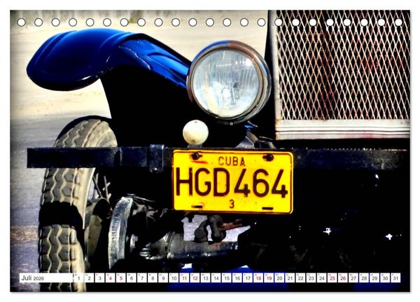 Produktbild: Tin Lizzie - Ford Modell T in Kuba (Tischkalender 2026 DIN A5 quer), CALVENDO Monatskalender