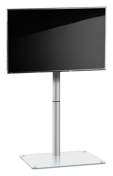 Produktbild: TV Standfu&szlig; Alu Glas Fernseh St&auml;nder Fu&szlig; Alani