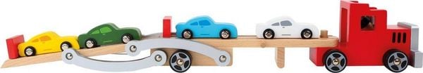 Produktbild: small foot Autotransporter Klassik aus Holz f&uuml;r 4 Autos
