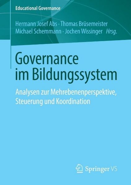 Produktbild: Governance im Bildungssystem