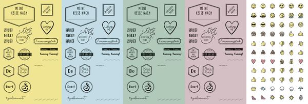 Produktbild: GuideMe Reisetagebuch Travel Diary „Colors“
