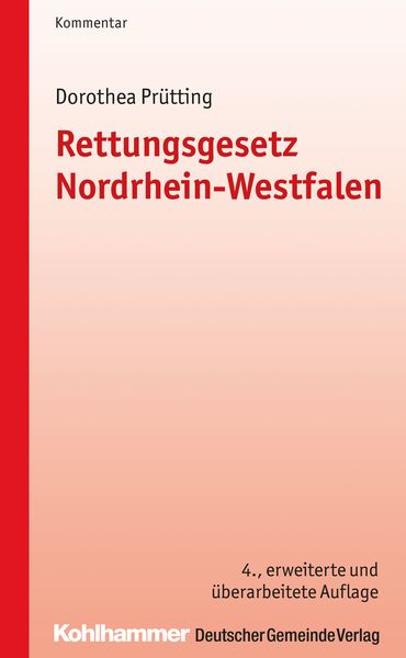 Produktbild: Rettungsgesetz Nordrhein-Westfalen
