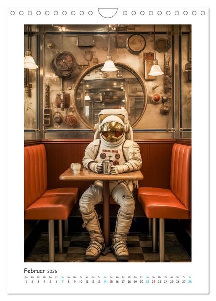 Produktbild: Kosmische Kreationen (Wandkalender 2026 DIN A4 hoch), CALVENDO Monatskalender