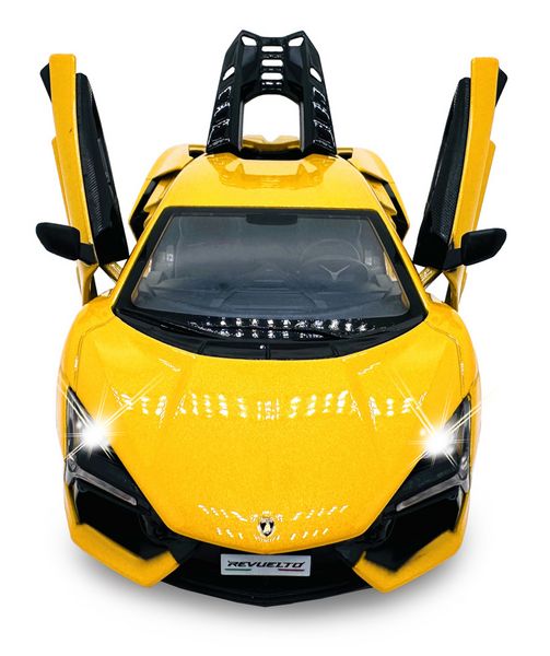 Produktbild: Lamborghini Revuelto Diecast 1:24 gelb inkl. Knopfzellen