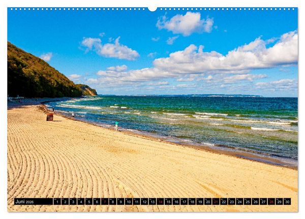 Produktbild: OSTSEE PERLE R&Uuml;GEN Michael Jaster (hochwertiger Premium Wandkalender 2026 DIN A2 quer), Kunstdruck in Hochglanz