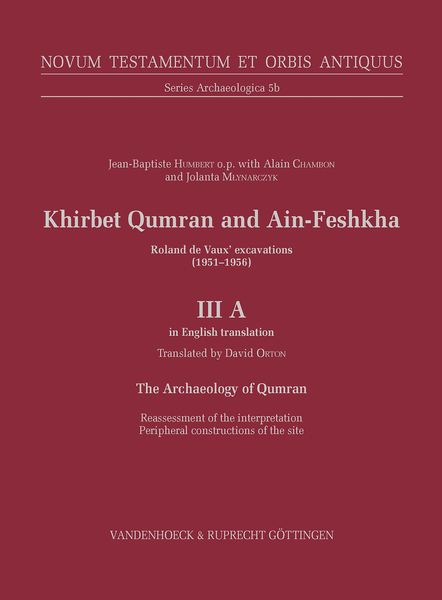 Produktbild: Khirbet Qumran and Ain-Feshkha III A (in English translation)