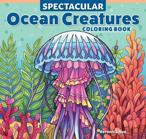 Produktbild: Spectacular Ocean Creatures Coloring Book