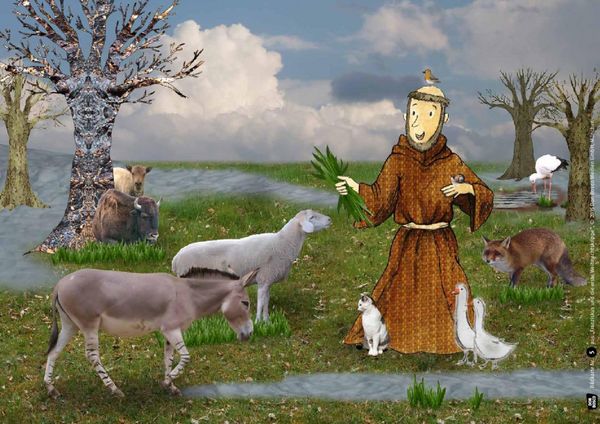 Produktbild: Franziskus und die erste Weihnachtskrippe. Kamishibai Bildkartenset.