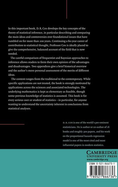 Produktbild: Principles of Statistical Inference
