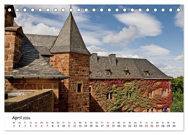 Produktbild: Die Eifel - Orte und Landschaften (Tischkalender 2026 DIN A5 quer), CALVENDO Monatskalender