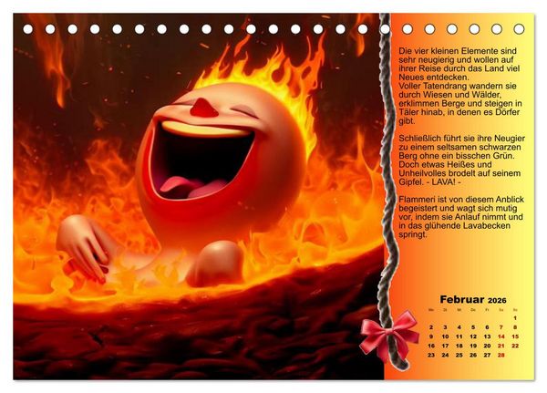 Produktbild: Missgeschick und Gl&uuml;ck (Tischkalender 2026 DIN A5 quer), CALVENDO Monatskalender