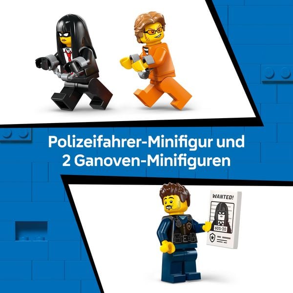 Produktbild: LEGO City 60479 Gefangenentransporter, Spielzeug Polizeiauto f&uuml;r Kinder