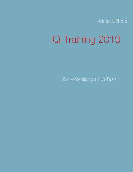 Produktbild: IQ-Training 2019