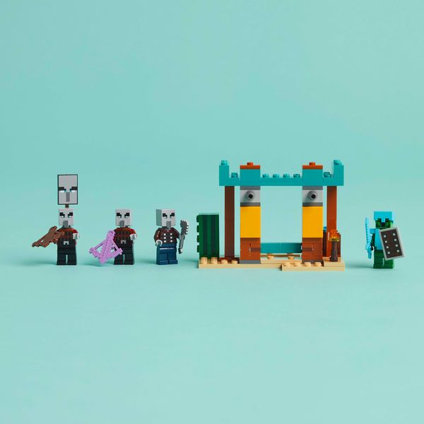 Produktbild: LEGO Minecraft 21267 Die Illager-W&uuml;stenpatrouille, Spielzeug f&uuml;r Kinder