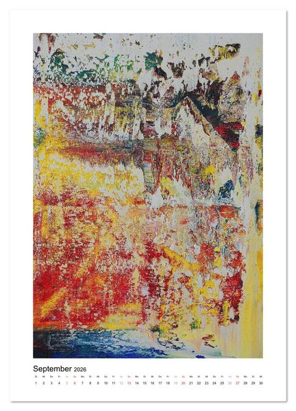 Produktbild: Bunte Tr&auml;ume - Abstrakte Kunst (Wandkalender 2026 DIN A4 hoch), CALVENDO Monatskalender