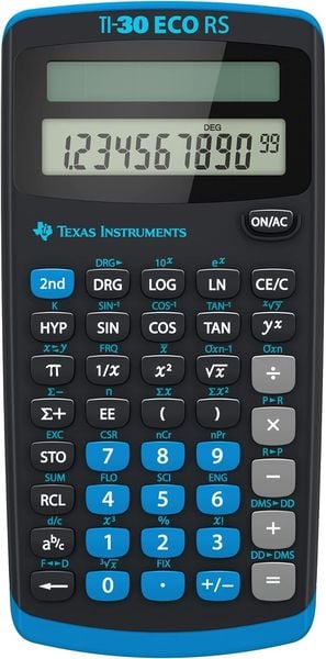 Texas Instruments Schulrechner TI-30 ECO RS, einzeilig