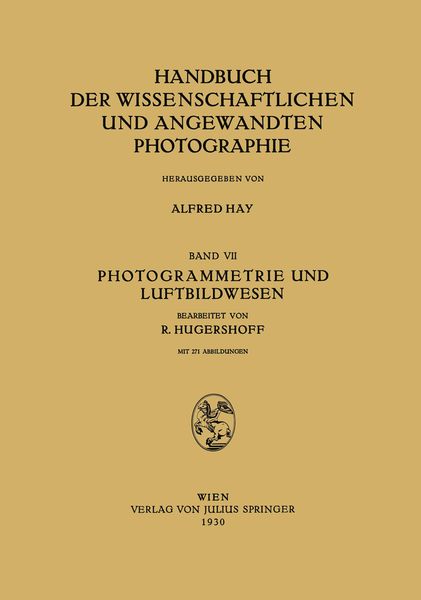 Produktbild: Photogrammetrie und Luftbildwesen