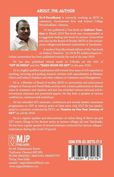 Produktbild: Goods and service tax and customs law