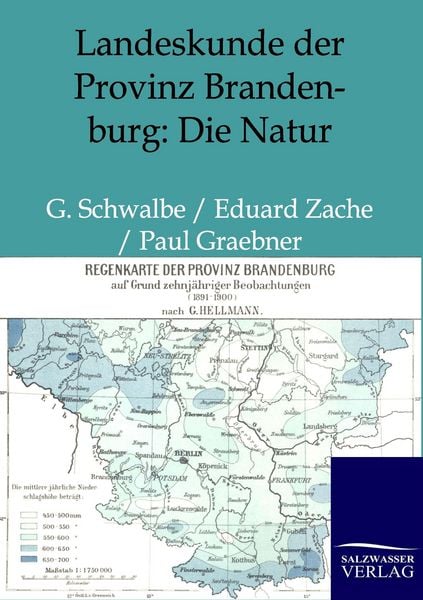 Produktbild: Landeskunde der Provinz Brandenburg: Die Natur