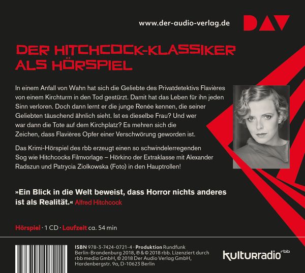 Produktbild: Vertigo. Aus dem Reich der Toten
