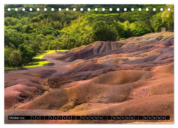 Produktbild: Trauminsel Mauritius (Tischkalender 2026 DIN A5 quer), CALVENDO Monatskalender