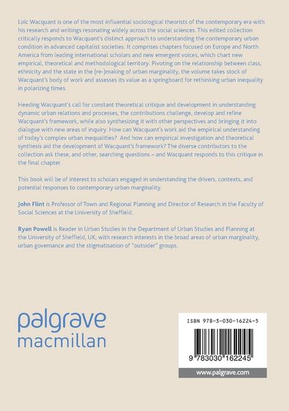 Produktbild: Class, Ethnicity and State in the Polarized Metropolis