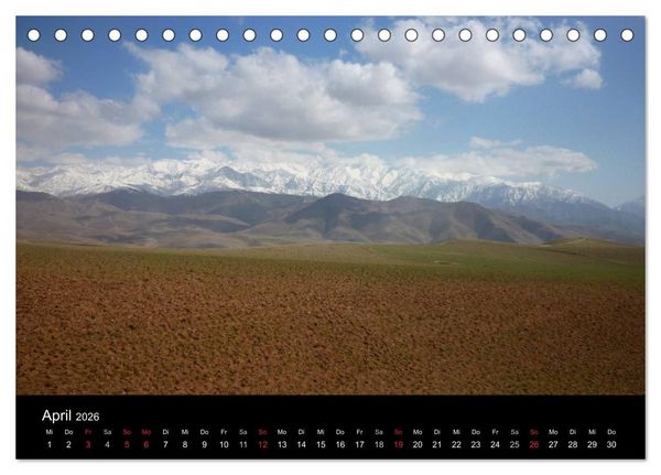 Produktbild: Afghanistan (Tischkalender 2026 DIN A5 quer), CALVENDO Monatskalender