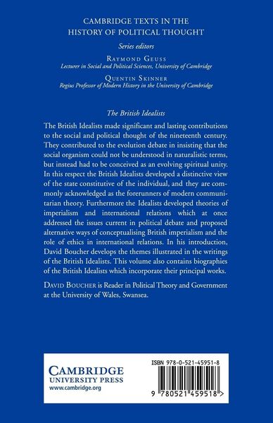 Produktbild: The British Idealists