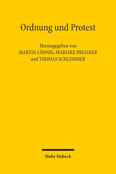 Produktbild: Ordnung und Protest