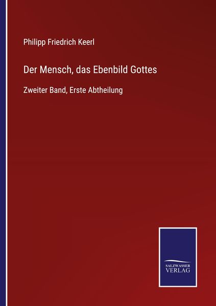 Produktbild: Der Mensch, das Ebenbild Gottes