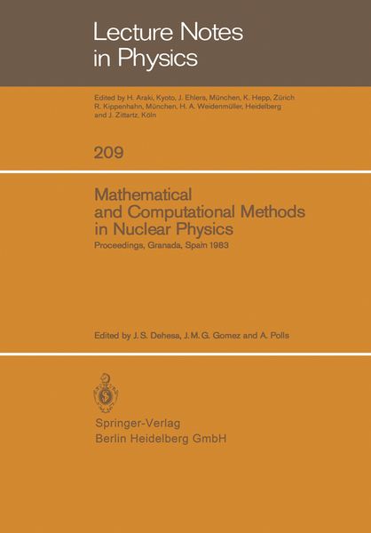 Produktbild: Mathematical and Computational Methods in Nuclear Physics