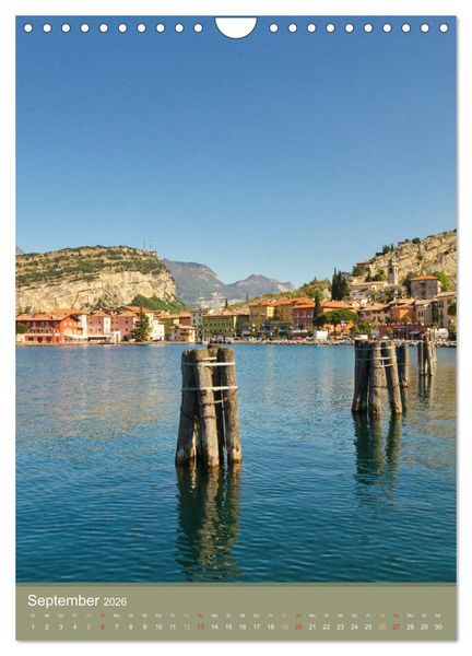 Produktbild: Gardasee - Die sch&ouml;nsten Momente am Gardasee (Wandkalender 2026 DIN A4 hoch), CALVENDO Monatskalender
