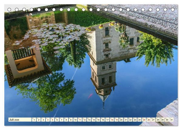 Produktbild: Idyllisches Andalusien (Tischkalender 2026 DIN A5 quer), CALVENDO Monatskalender