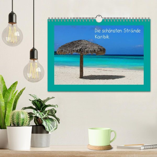 Produktbild: Die sch&ouml;nsten Str&auml;nde Karibik (Wandkalender 2026 DIN A4 quer), CALVENDO Monatskalender