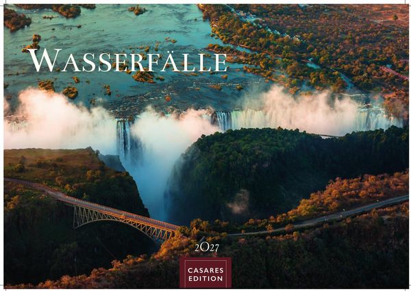 Produktbild: Wasserf&auml;lle Kalender 2027 &ndash; Wandkalender | Fotokalender Naturkalender 35x50cm Gro&szlig;format - Inspirierende Wasserfall-Fotografien f&uuml;r das ganze Jahr.