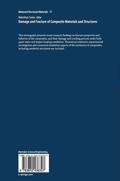 Produktbild: Damage and Fracture of Composite Materials and Structures