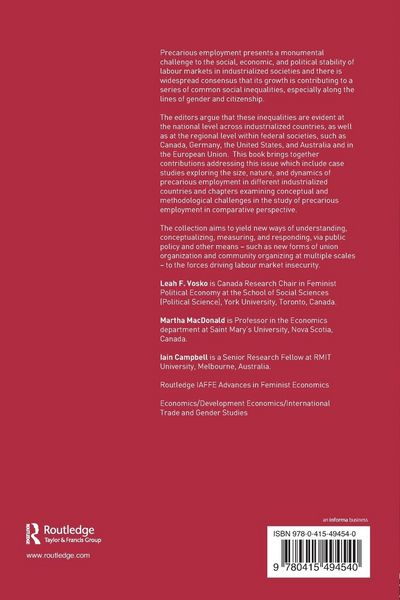 Produktbild: Gender and the Contours of Precarious Employment