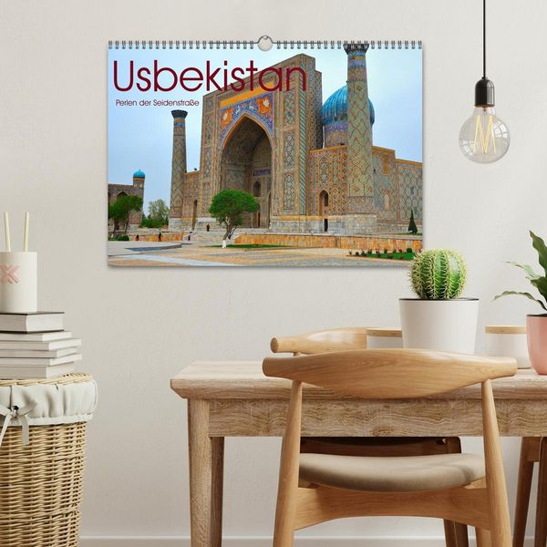 Produktbild: Usbekistan, Perlen der Seidenstra&szlig;e (Wandkalender 2026 DIN A3 quer), CALVENDO Monatskalender