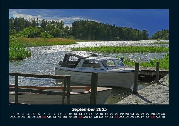 Produktbild: Bootskalender 2025 Fotokalender DIN A4