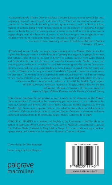 Produktbild: Contextualizing the Muslim Other in Medieval Christian Discourse