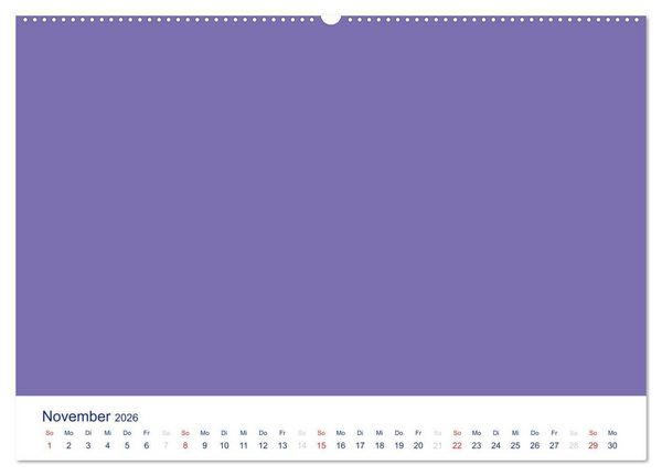 Produktbild: Farbiger Bastelkalender (Wandkalender 2026 DIN A2 quer), CALVENDO Monatskalender