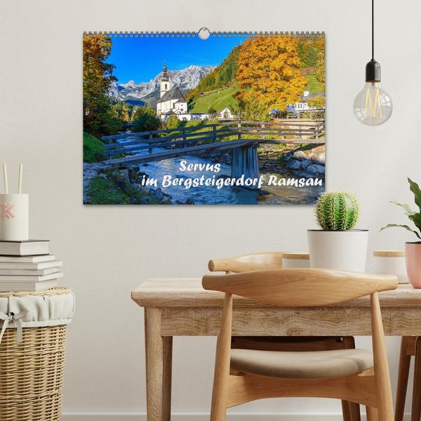 Produktbild: Servus im Bergsteigerdorf Ramsau (Wandkalender 2026 DIN A3 quer), CALVENDO Monatskalender