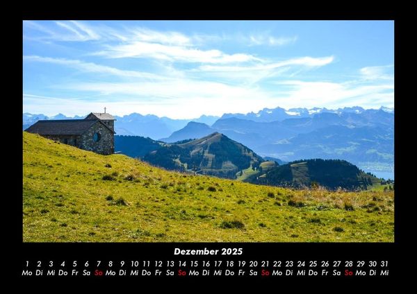 Produktbild: Bergige Welten 2025 Fotokalender DIN A3