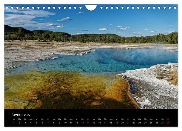 Produktbild: Yellowstone Un grand parc am&eacute;ricain (Calendrier mural 2027 DIN A4 vertical), CALVENDO calendrier mensuel