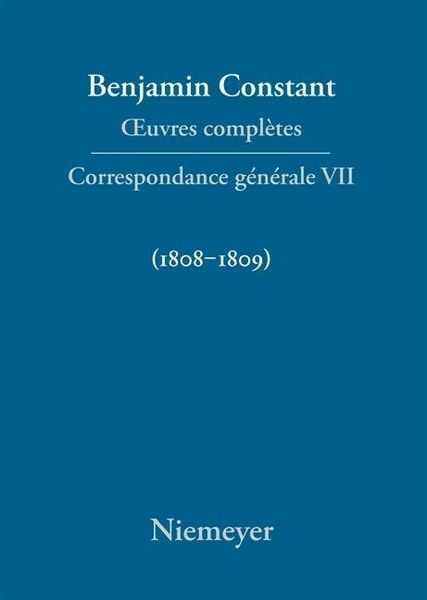 Produktbild: Correspondance g&eacute;n&eacute;rale 1808-1809