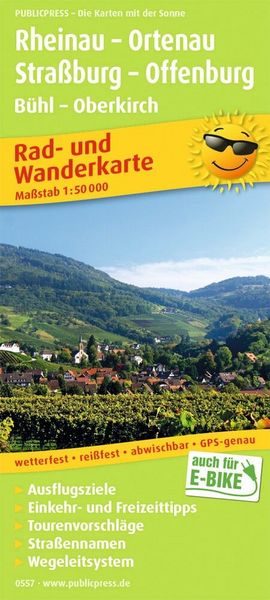 Produktbild: Rheinau - Ortenau - Stra&szlig;burg - Offenburg 1:50 000
