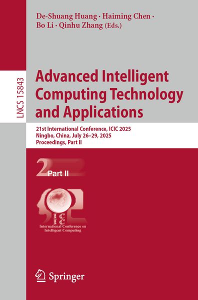 Produktbild: Advanced Intelligent Computing Technology and Applications